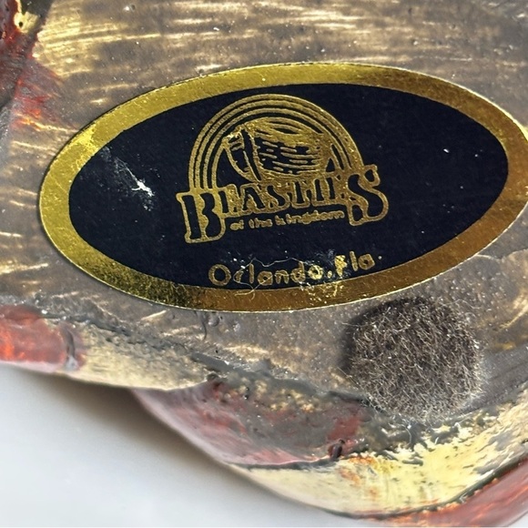 1986 Beasties of the Kingdom Phizzle the Baby Dragon signed clay figurine - Picture 9 of 16